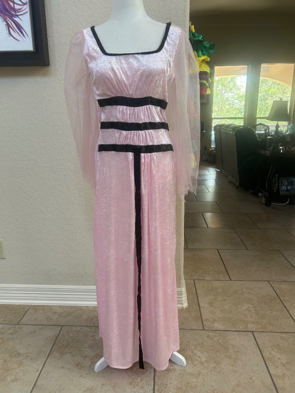 Lily Munster Costume Dress. One Size-Standard( Fits up to size 12)